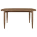 Dortch Oval 63-inch Solid Wood Dining Table Walnut