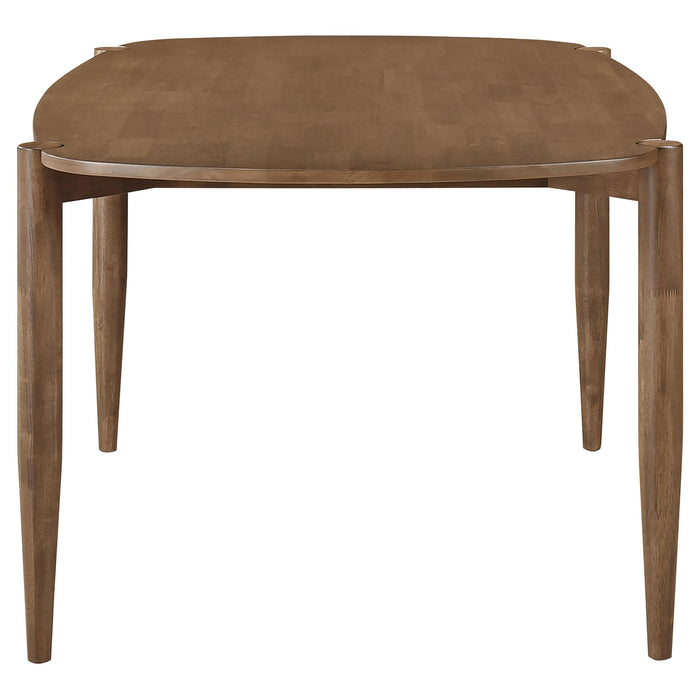 Dortch Oval 63-inch Solid Wood Dining Table Walnut