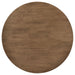 Dinah Round 47-inch Solid Wood Dining Table Walnut