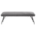 Dodson Fabric Upholstered Dining Bench Grey
