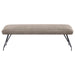Dodson Fabric Upholstered Dining Bench Taupe