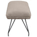 Dodson Fabric Upholstered Dining Bench Taupe