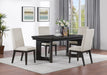 Hathaway 5-piece Rectangular Dining Table Set Acacia Brown