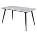 Dennison Rectangular 55-inch Ceramic Top Dining Table Grey