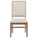 Middleton Upholstered Dining Side Chair Beige (Set of 2)