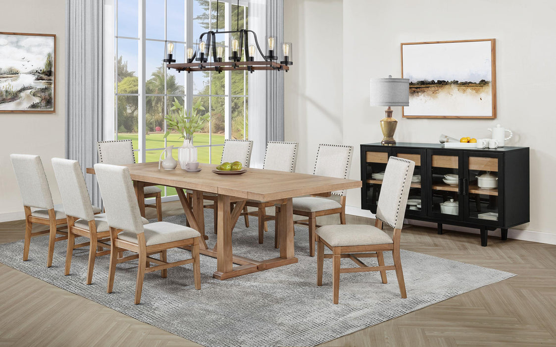 Middleton Upholstered Dining Side Chair Beige (Set of 2)
