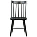 Middleton Solid Wood Dining Side Chair Black (Set of 2)