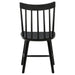 Middleton Solid Wood Dining Side Chair Black (Set of 2)