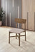 Parkridge Dining Side Chair Natural Walnut (Set of 2)