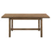 Crestmore 5-piece Rectangular Dining Table Set Walnut