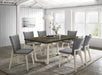 Biloxi 71-inch Rectangular Wood Dining Table Greyish Brown