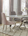 Antoine Velvet Upholstered Dining Side Chair Pink (Set of 2)