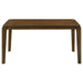 Almonte 59-inch Rectangular Wood Dining Table Dark Brown