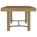 Arini 7-piece Extension Leaf Dining Table Set Sand Wash and Black