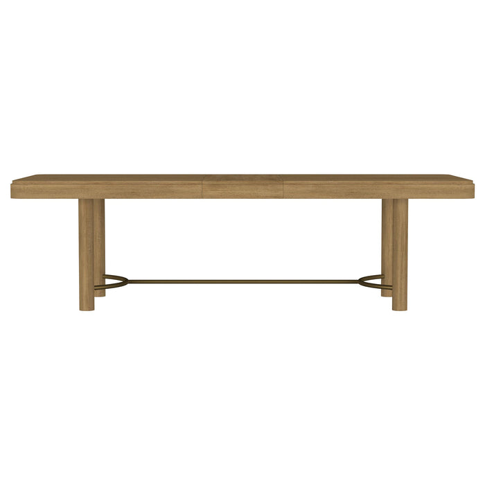 Arini 9-piece Extension Leaf Dining Table Set Sand Wash and Black