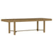 Arini 104-inch Extension Leaf Dining Table Sand Wash