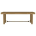 Arini 104-inch Extension Leaf Dining Table Sand Wash