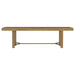 Arini 104-inch Extension Leaf Dining Table Sand Wash