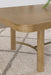 Arini 104-inch Extension Leaf Dining Table Sand Wash
