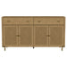 Arini 2-drawer Cane Door Dining Sideboard Server Sand Wash