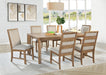 Bruner 72-inch Rectangular Wood Dining Table Natural Brown