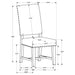 Twain Upholstered Dining Side Chair Warm Grey (Set of 2)