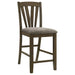 Canfield Counter Height Dining Side Chair Brown (Set of 2)