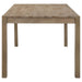 Scottsdale 71-inch Solid Wood Dining Table Washed Brown
