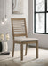 Scottsdale Wood Dining Side Chair Washed Brown (Set of 2)