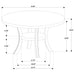 Judd 7-piece 54-inch Round Wood Dining Table Set Pearl White