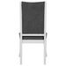 Judd Upholstered Dining Side Chair Pearl White (Set of 2)