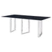 Desden 79-inch Rectangular Sintered Stone Dining Table Grey
