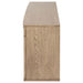 Kailani 4-door Cane Sideboard Buffet Cabinet Beige Oak
