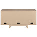 Kailani 4-door Cane Sideboard Buffet Cabinet Beige Oak