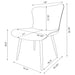 Horizon 5-piece Dining Set with Extension Table Grey