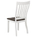 Kingman 7-piece Rectangular Dining Set Espresso and White