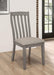 Nogales Wood Dining Side Chair Coastal Grey (Set of 2)