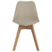 Caballo Polypropylene Dining Side Chair Tan (Set of 2)