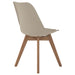 Caballo Polypropylene Dining Side Chair Tan (Set of 2)