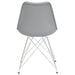 Juniper Polypropylene Dining Side Chair Grey (Set of 2)