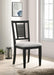 Appleton Wood Dining Side Chair Washed Black (Set of 2)