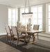 Brockway 5-piece Extension Leaf Dining Set Barley Brown