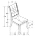 Brockway Upholstered Dining Chair Barley Java (Set of 2)