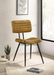 Misty Leather Upholstered Dining Side Chair Camel (Set of 2)