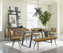 Misty Leather Upholstered Dining Side Chair Camel (Set of 2)