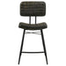 Partridge Leather Counter Chair Antique Espresso (Set of 2)