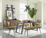 Misty 80-inch Solid Wood Dining Table Grey Sheesham