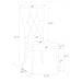 Kerwin 7-piece Rectangular Dining Table Set Grey and Chrome