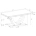 Kerwin 7-piece Rectangular Dining Table Set White and Chrome