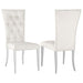Kerwin Velvet Upholstered Dining Side Chair White (Set of 2)